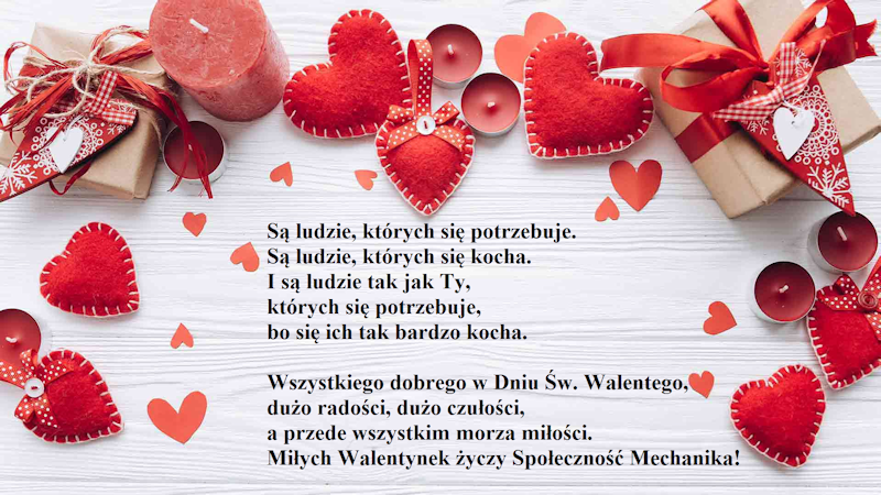 Walentynki na stronę szkoły